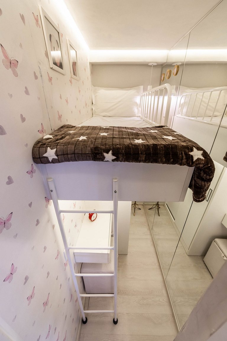 AAQ3 Espaço acolhedor para até 3 | Bela Vista