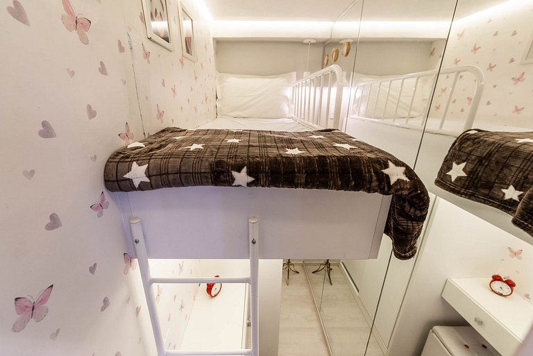 AAQ3 Espaço acolhedor para até 3 | Bela Vista