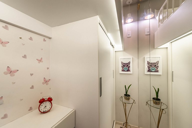 AAQ3 Espaço acolhedor para até 3 | Bela Vista