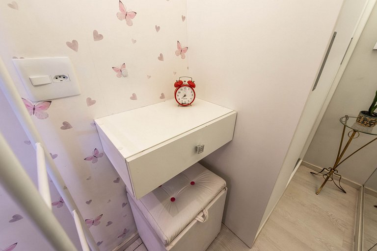 AAQ3 Espaço acolhedor para até 3 | Bela Vista