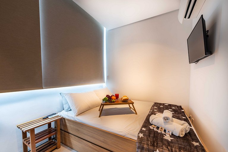 VIF03 | Estúdio Aconchegante para até 3 Pessoas