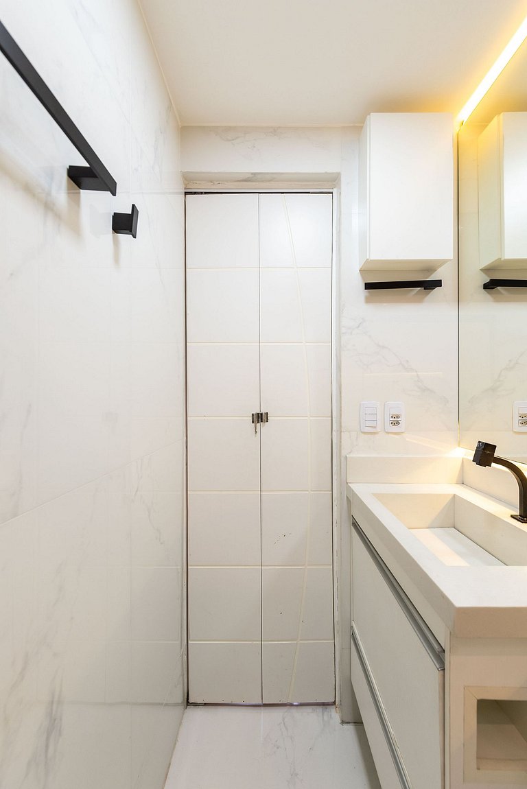 AAQ3 Espaço acolhedor para até 3 | Bela Vista