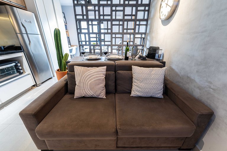 MI602 Studio Charmoso e Confortável p/ Até 4