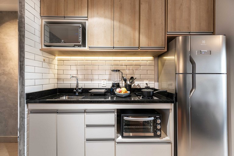 MI602 Studio Charmoso e Confortável p/ Até 4