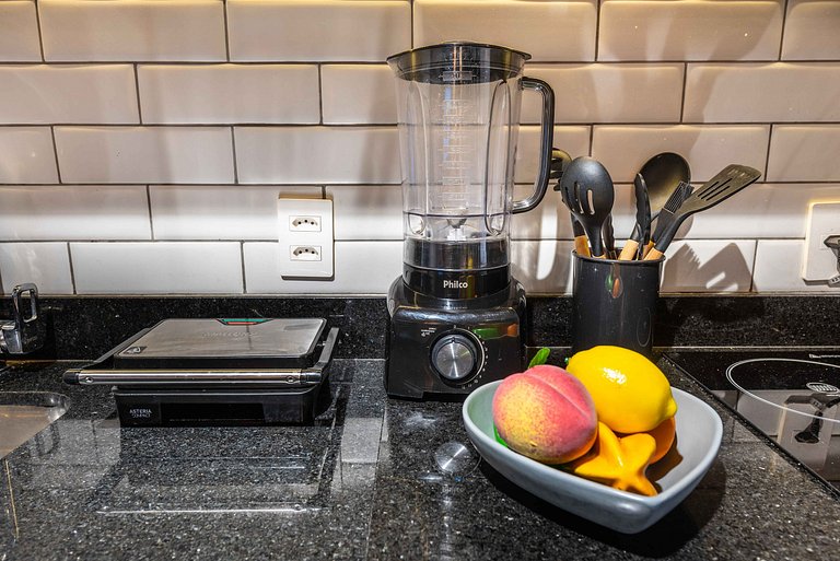 MI602 Studio Charmoso e Confortável p/ Até 4