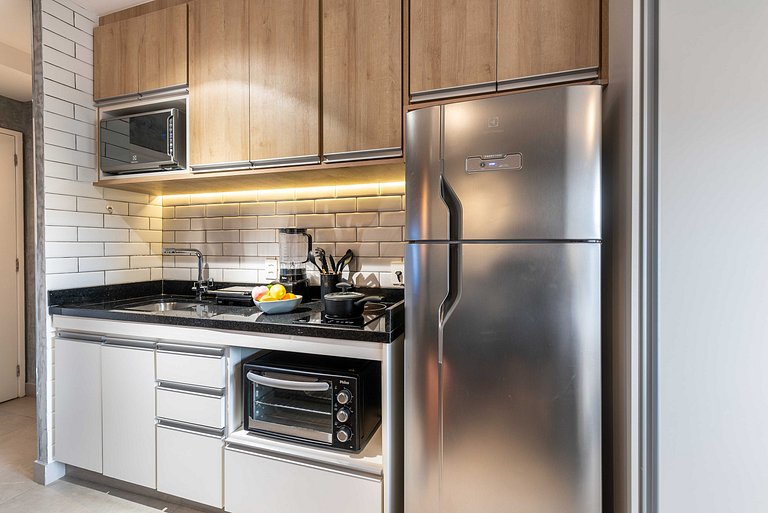 MI602 Studio Charmoso e Confortável p/ Até 4