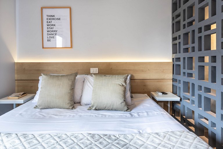 MI602 Studio Charmoso e Confortável p/ Até 4