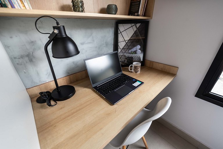 MI602 Studio charmoso e confortável até 4 pessoas