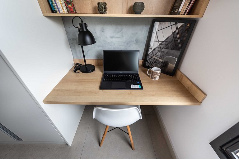 MI602 Studio Charmoso e Confortável p/ Até 4