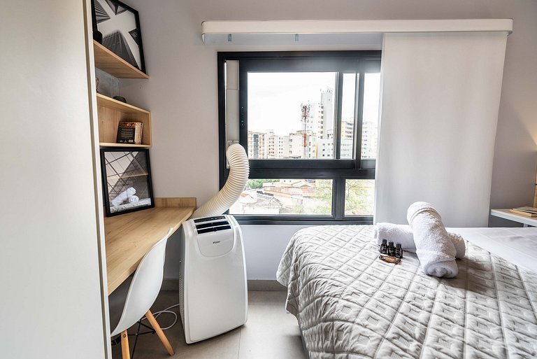 MI602 Studio Charmoso e Confortável p/ Até 4