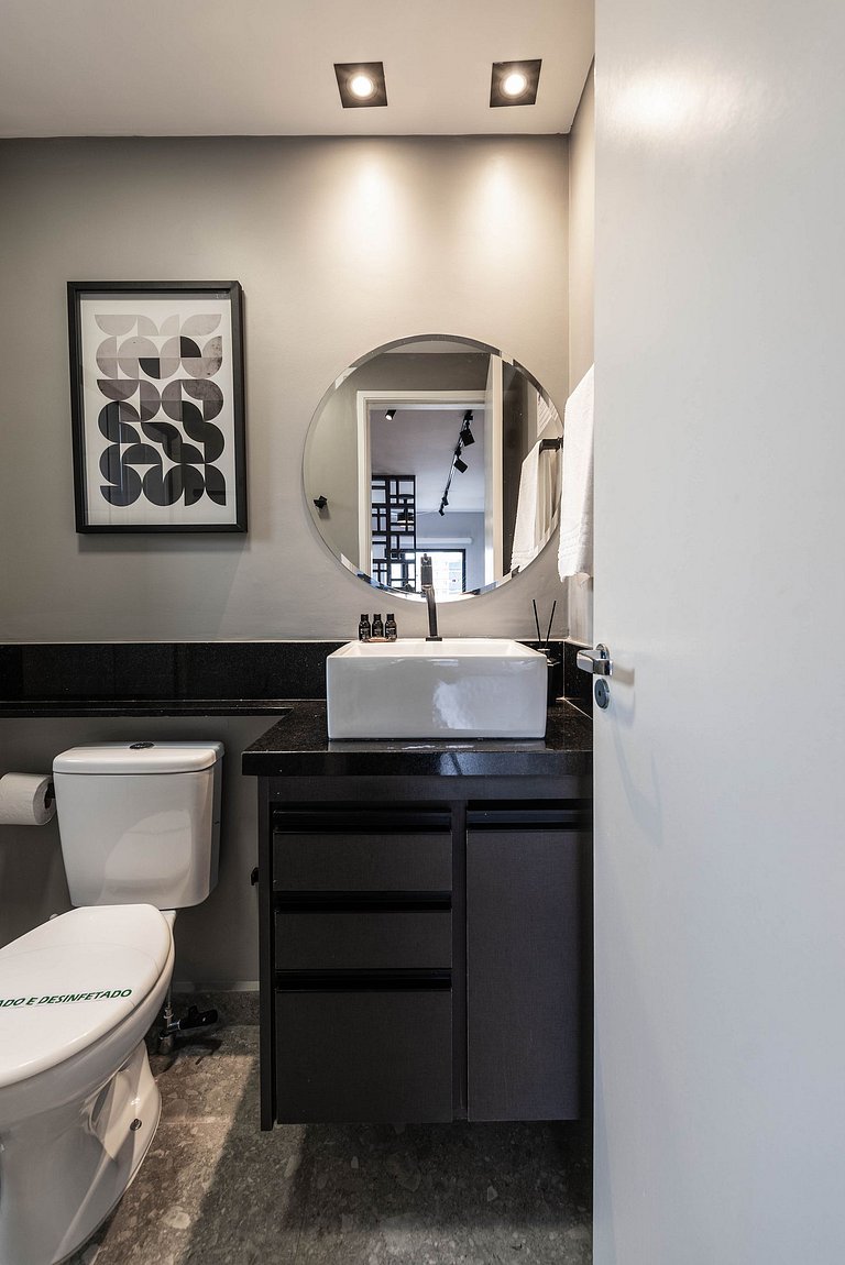 MI602 Studio Charmoso e Confortável p/ Até 4