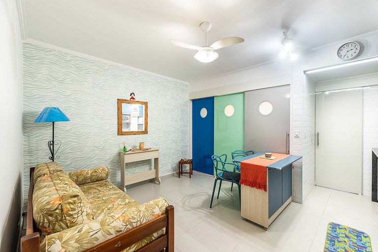 MY12 Apartamento com vista pro mar, para 3 pessoas