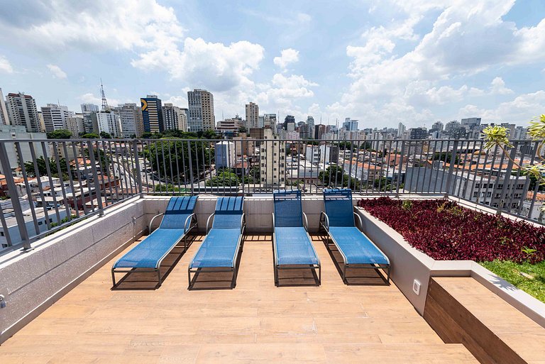 ZYZ10 Apto Completo e Moderno no Centro de SP