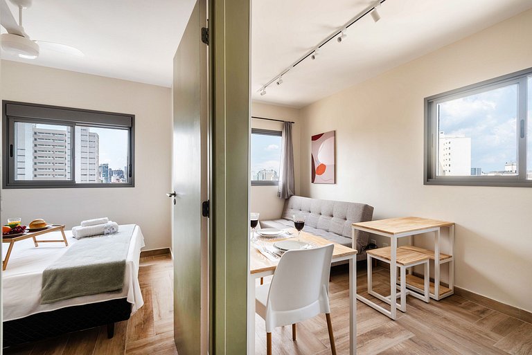 ZYZ10 Apartamento Moderno e Aconchegante Paulista