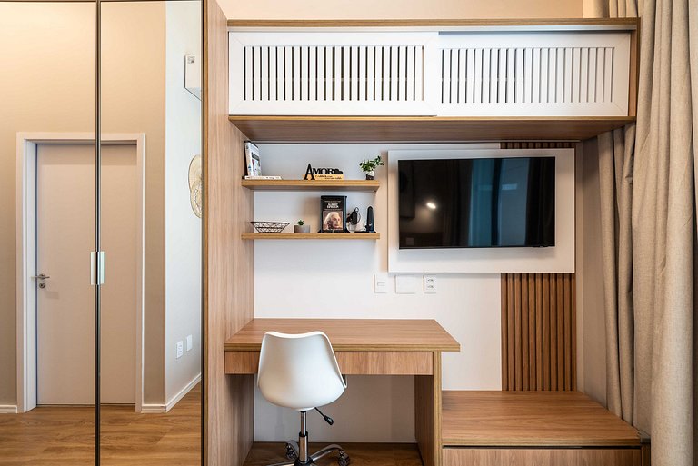 ARQ3 Studio Confortável perto do Metrô Santa Cruz