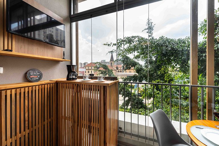 ARQ3 Studio Confortável perto do Metrô Santa Cruz