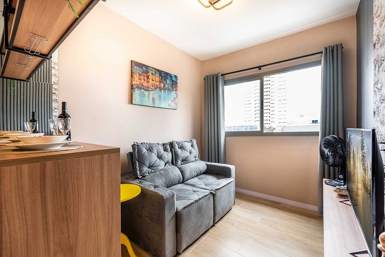 ZYZ3 Apartamento aconchegante prox à Av. Paulista
