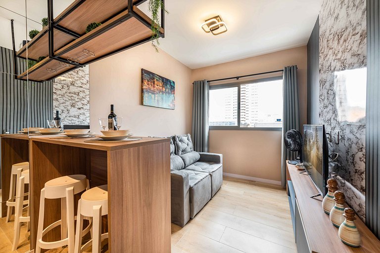 ZYZ3 Apartamento aconchegante prox à Av. Paulista
