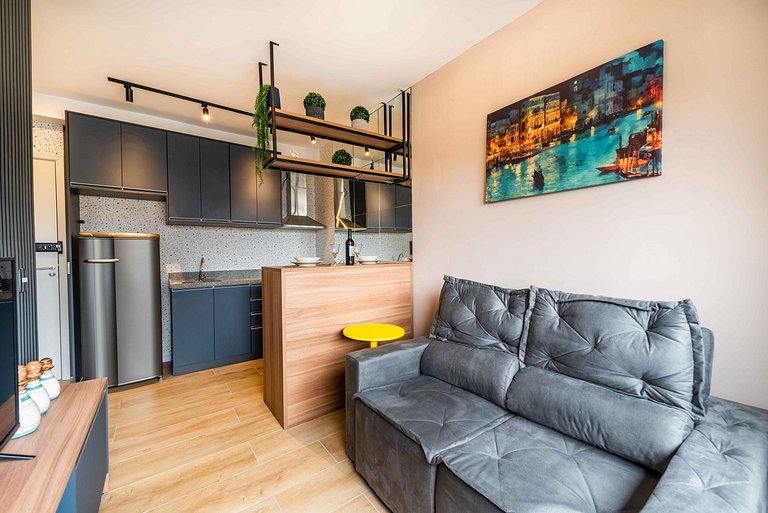 ZYZ3 Apartamento aconchegante prox à Av. Paulista