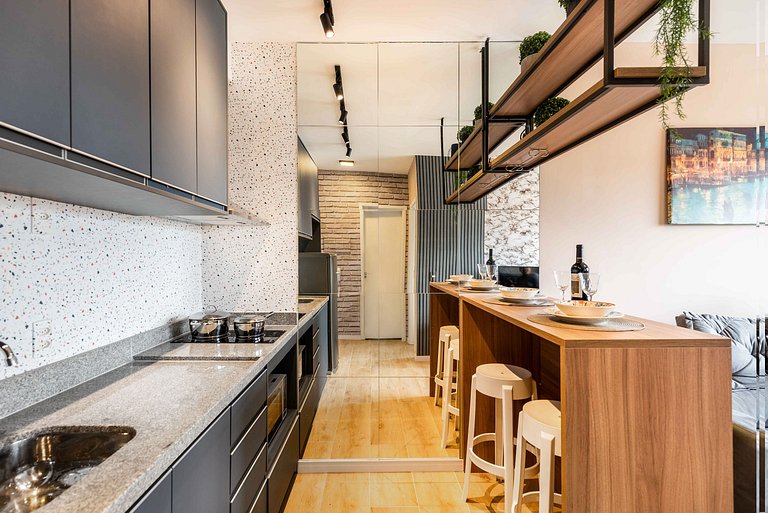 ZYZ3 Apartamento aconchegante prox à Av. Paulista