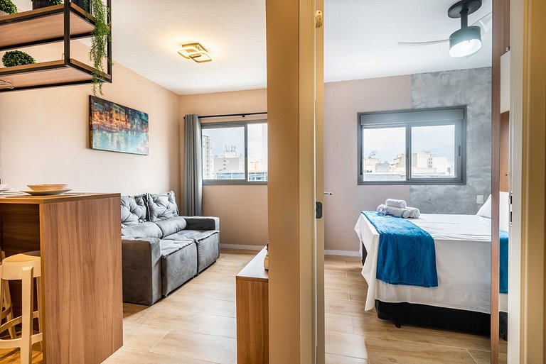 ZYZ3 Apartamento aconchegante prox à Av. Paulista