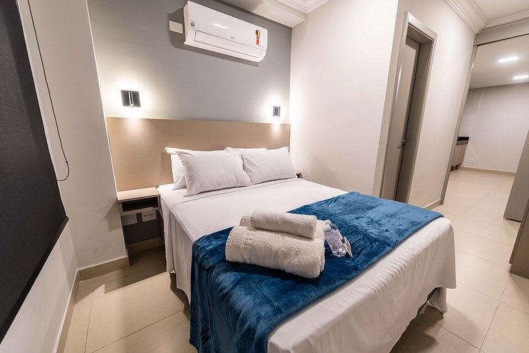 BA304 Studio moderno e acolhedor em Moema