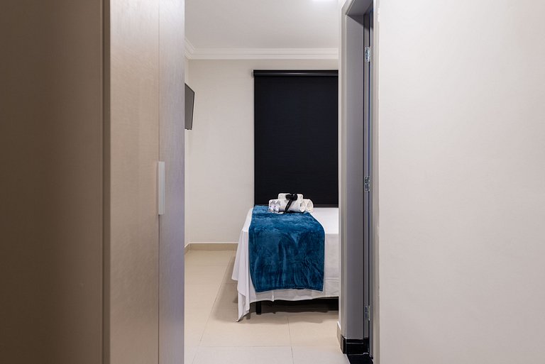 BA304 Studio moderno e acolhedor em Moema