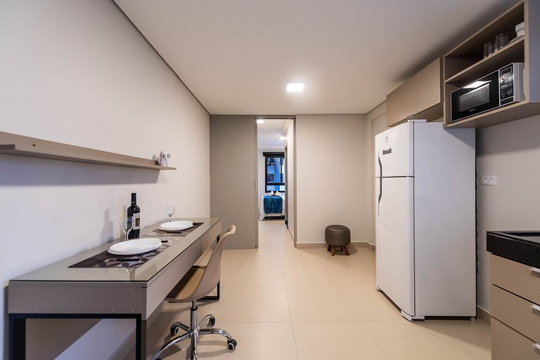 BA304 Studio em Moema | Excelente Localização