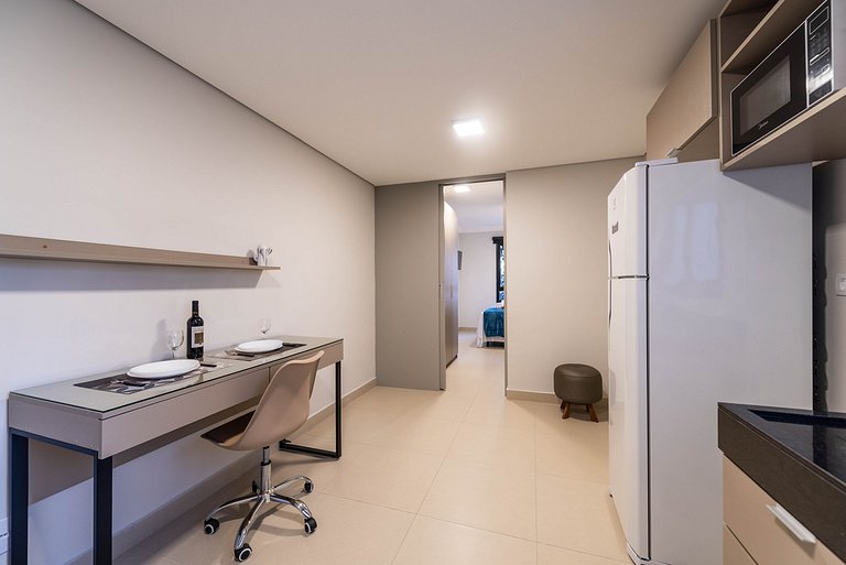 BA304 Studio em Moema | Excelente Localização