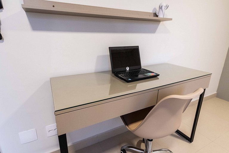 BA304 Studio moderno e acolhedor em Moema