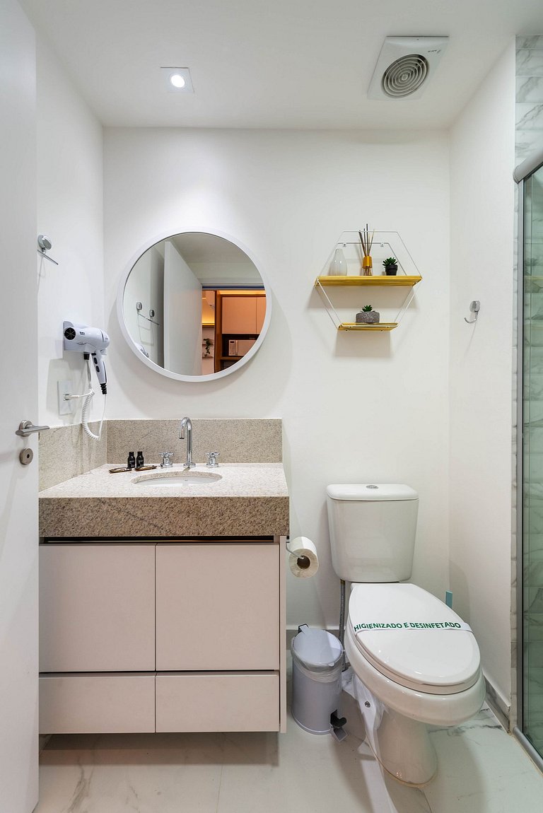 ARQ3 Studio Confortável perto do Metrô Santa Cruz