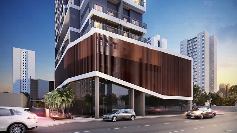 NEX908 Studio Moderno Charmoso Próximo à Paulista
