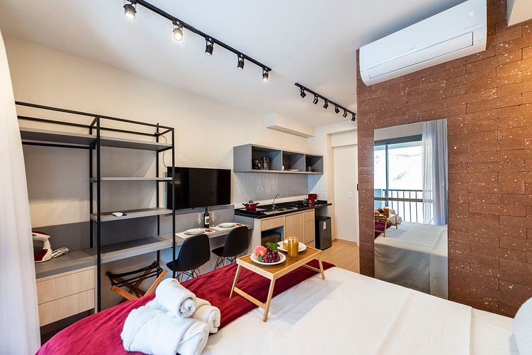 NEX711 Studio Moderno Charmoso Próximo à Paulista