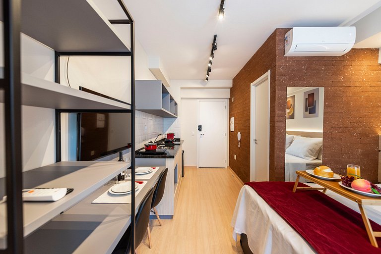 NEX711 Studio Moderno e Charmoso Próx à Paulista