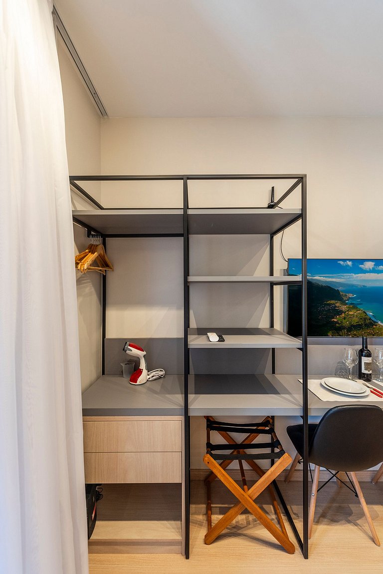 NEX711 Studio Moderno Charmoso Próximo à Paulista