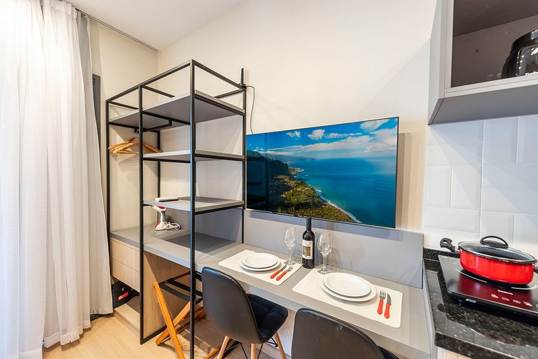 NEX711 Studio Moderno Charmoso Próximo à Paulista