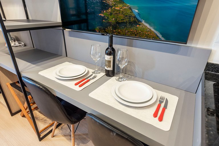 NEX711 Studio Moderno Charmoso Próximo à Paulista