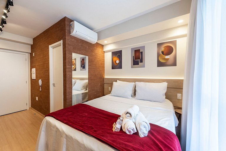 NEX711 Studio Moderno Charmoso Próximo à Paulista