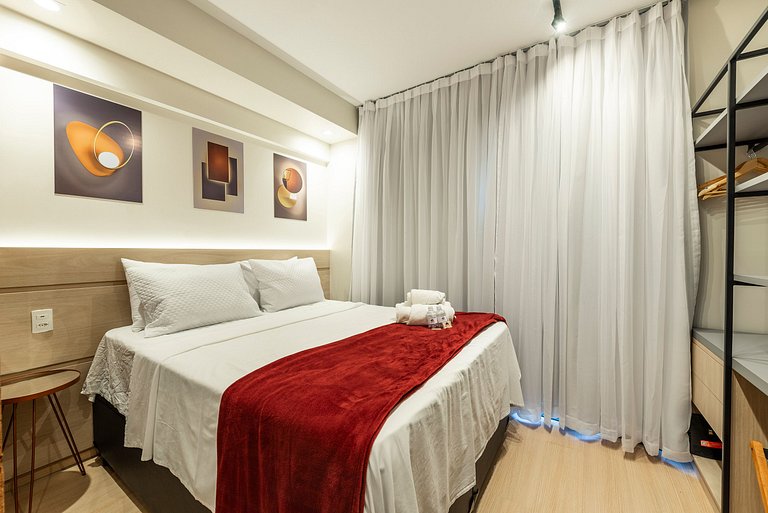 NEX711 Studio Moderno Charmoso Próximo à Paulista