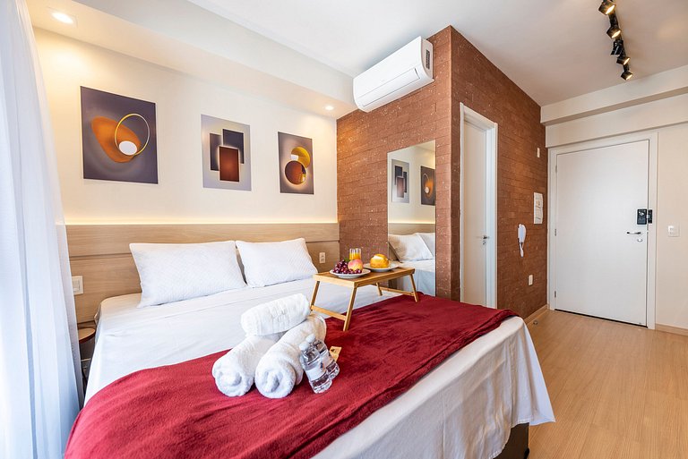 NEX908 Studio Moderno Charmoso Próximo à Paulista