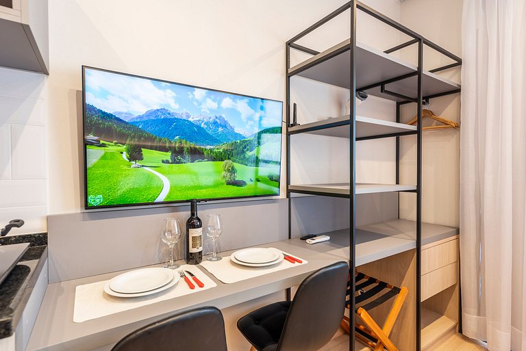 NEX908 Studio Moderno Charmoso Próximo à Paulista