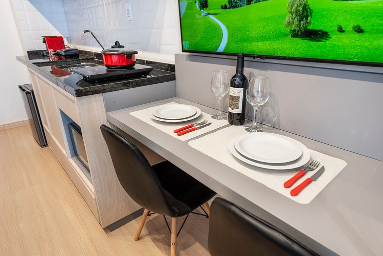 NEX908 Studio Moderno Charmoso Próximo à Paulista