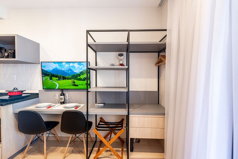 NEX908 Studio Moderno e Charmoso Próx à Paulista