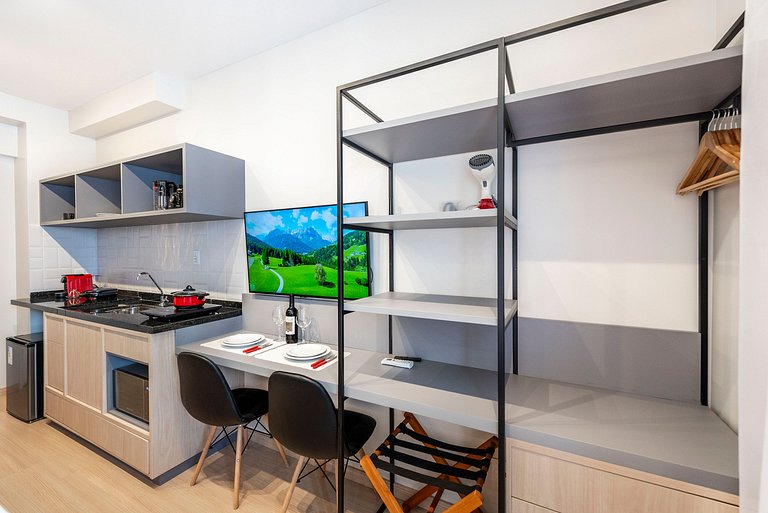 NEX908 Studio Moderno Charmoso Próximo à Paulista