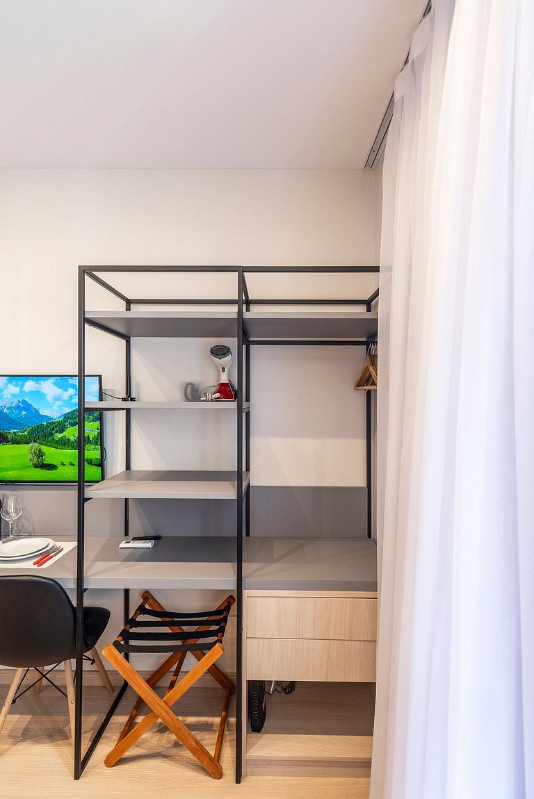 NEX908 Studio Moderno Charmoso Próximo à Paulista