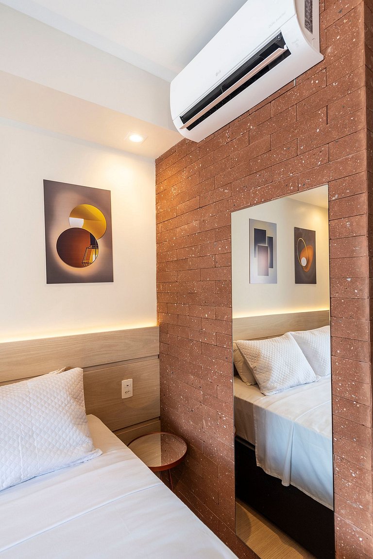 NEX908 Studio Moderno Charmoso Próximo à Paulista