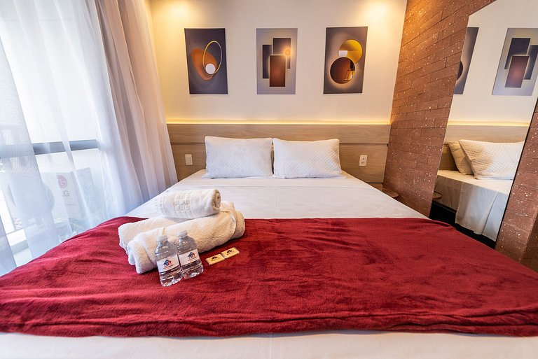 NEX908 Studio Moderno Charmoso Próximo à Paulista