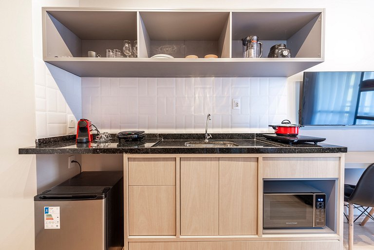 NEX908 Studio Moderno Charmoso Próximo à Paulista