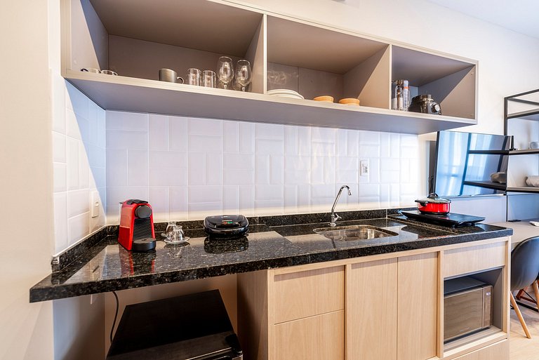 NEX908 Studio Moderno Charmoso Próximo à Paulista