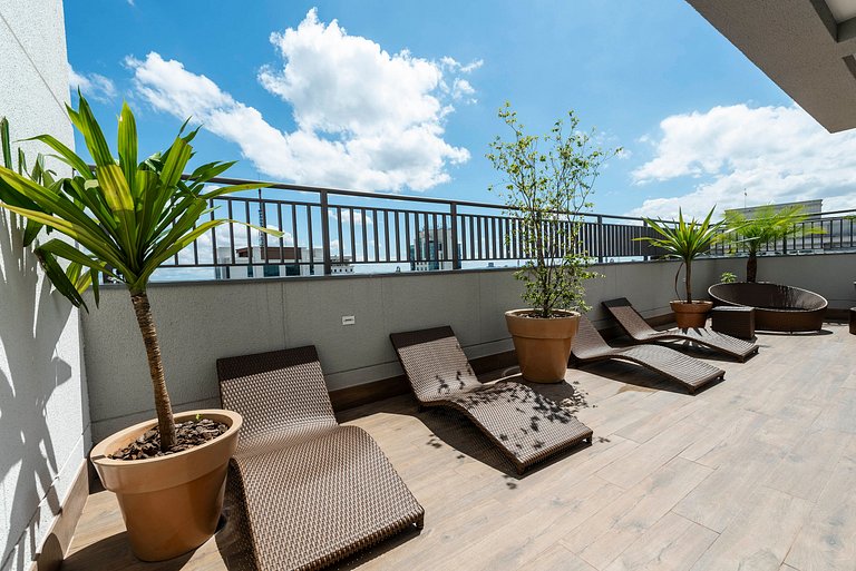 NEX908 Studio Moderno Charmoso Próximo à Paulista